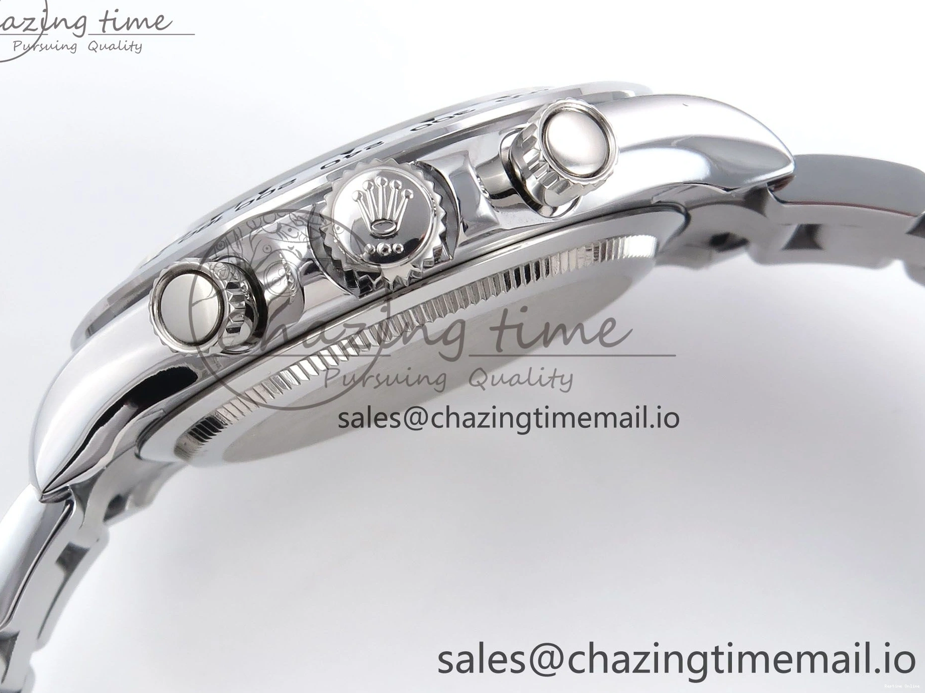 0402 Daytona 126509 QF 1:1 Best Edition Black Silver Dial on SS Bracelet SH4131 V6 (Gain Weight） DailyWear 1007